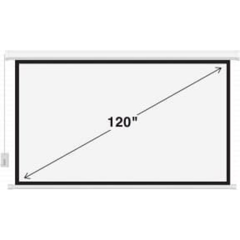 Deluxx Ekran projekcyjny elektryczny z pilotem Camrock Matte ER 120