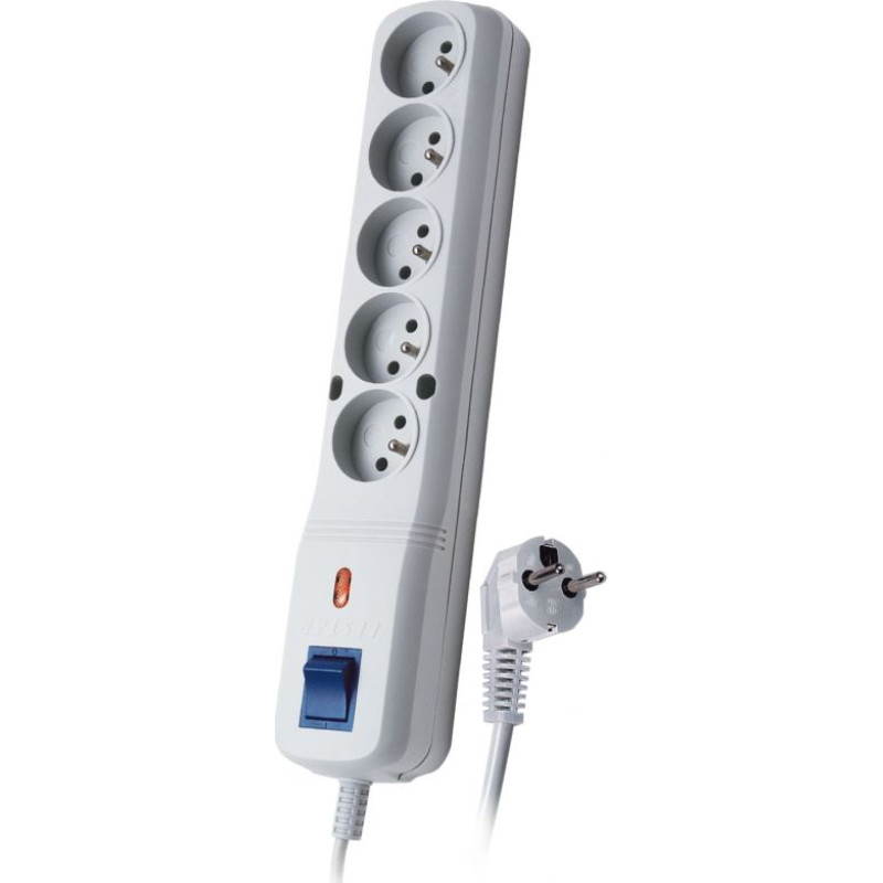 Lestar Power strip Lestar LV-530W overvoltage 5 sockets 5 m grey (LV530W5SHARY)
