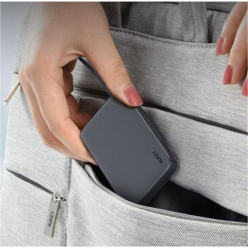 Aukey PB-Y53P PowerBank | 10000mAh | 22.5W | 4xUSB | kabel USB-C