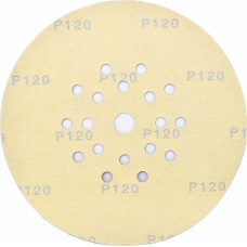 Awtools AW VELCRO SANDING DISC 225mm w/ HOLES 120 GRIT/ 25pcs