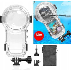 Puluz Obudowa Podwodna Wodoodporna Wodoszczelna Futerał Do 60m Do Insta360 X5 / X 5 / Pu756t