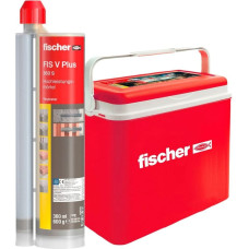 Fischer high-performance mortar FIS V Plus 360 S + cool box grey, 8 cartridges of 360 ml each, in passive cool box