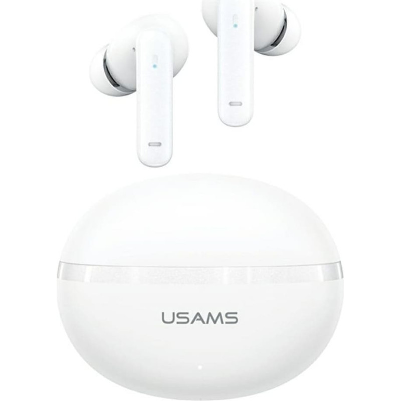 Usams Echo E02 TWS Bluetooth Headphones ANC+ENC wireless white