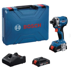 Bosch ZAKRĘTARKA UDAR. GDR 18V-215 2x2,0Ah 215Nm WALIZKA