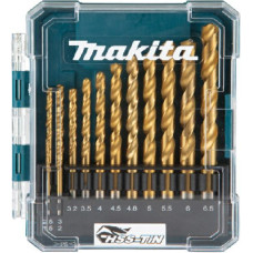 Makita ZESTAW WIERTEŁ DO METALU HSS-TiN 13szt. 1,5-6,5mm