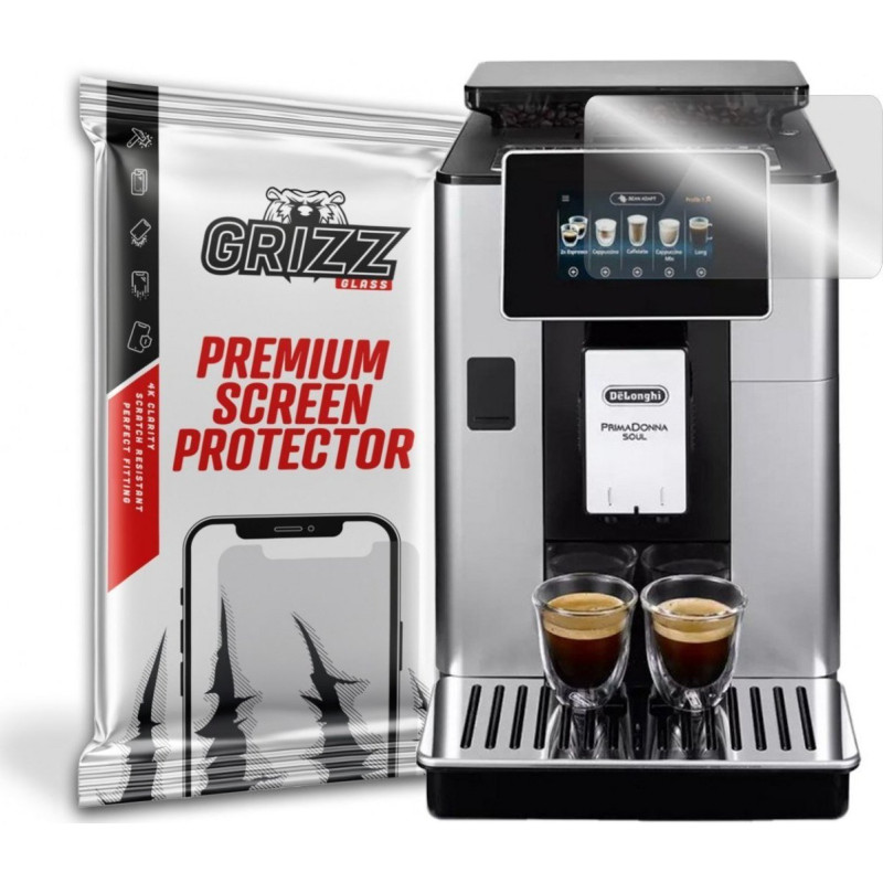 Grizzglass Grizz DeLonghi Hybrid Glass Primadonna Soul ECAM612.55.SB