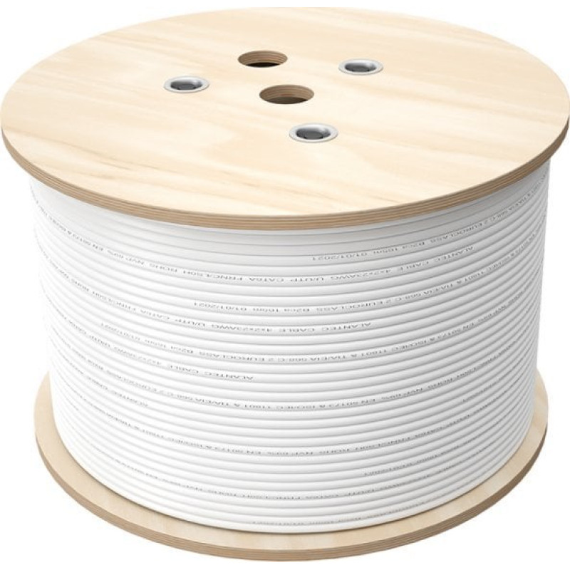 Q-Lantec Multi-kabel Multimedia 2 x U/UTP kat.5E + 2 x RG6 + 2 x FO G657A1, LSOH, szary 500m