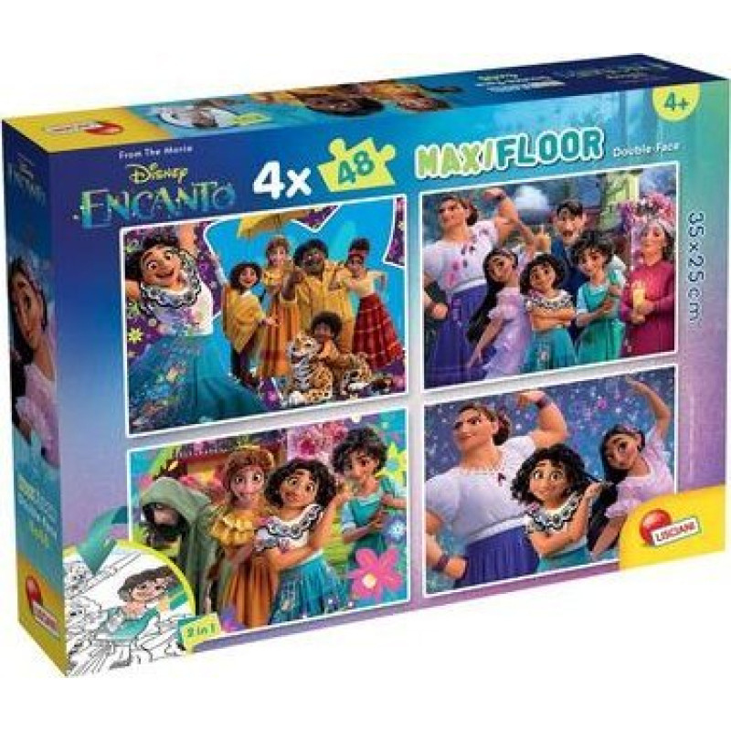 Lisciani DISNEY PUZZLE MAXIFLOOR 4 X 48 ENCANTO