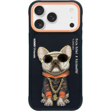 Audi Etui Nimmy Glasses Cool Dog do iPhone 17 Pro czarny