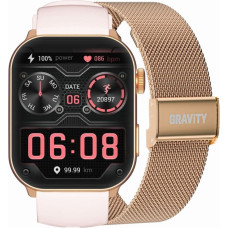 Gravity SMARTWATCH UNISEX GRAVITY GT28-6 - ROZMOWY BLUETOOTH, DODATKOWY PASEK (sg037f)