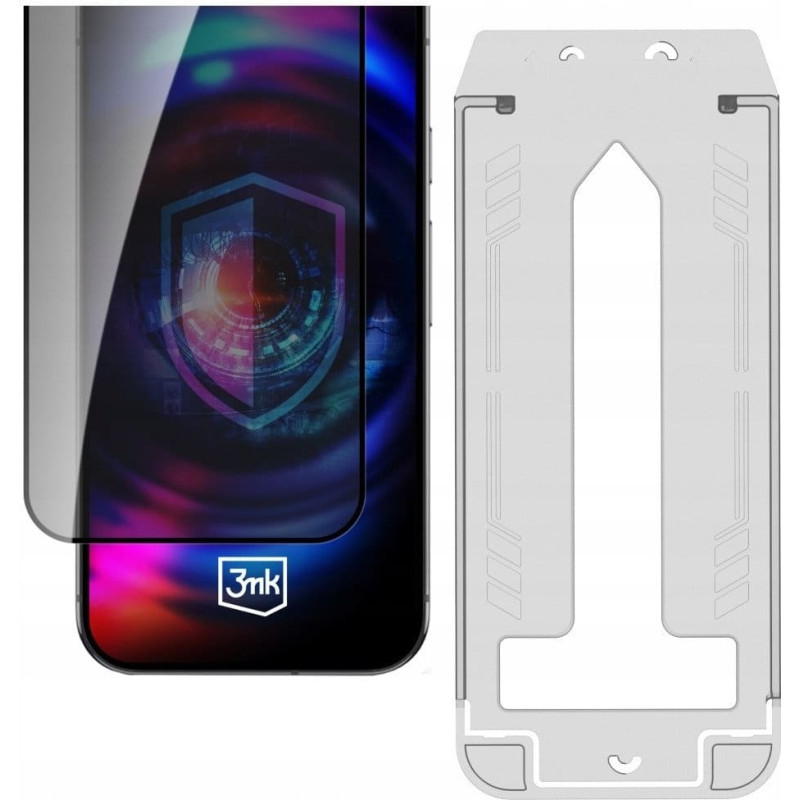 3MK Szkło hartowane 3MK HardGlass Max Privacy z aplikatorem do Apple iPhone 16 Pro Max