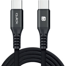 Quick QB-131 Braided 60W Charhing and Data Cable USB-С to USB-С 1.5m