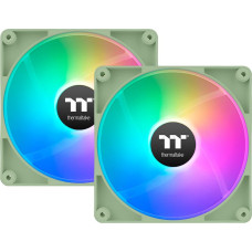 Thermaltake CT140 ARGB Sync PC Cooling Fan Matcha Green (light green, pack of 2, 140 mm)