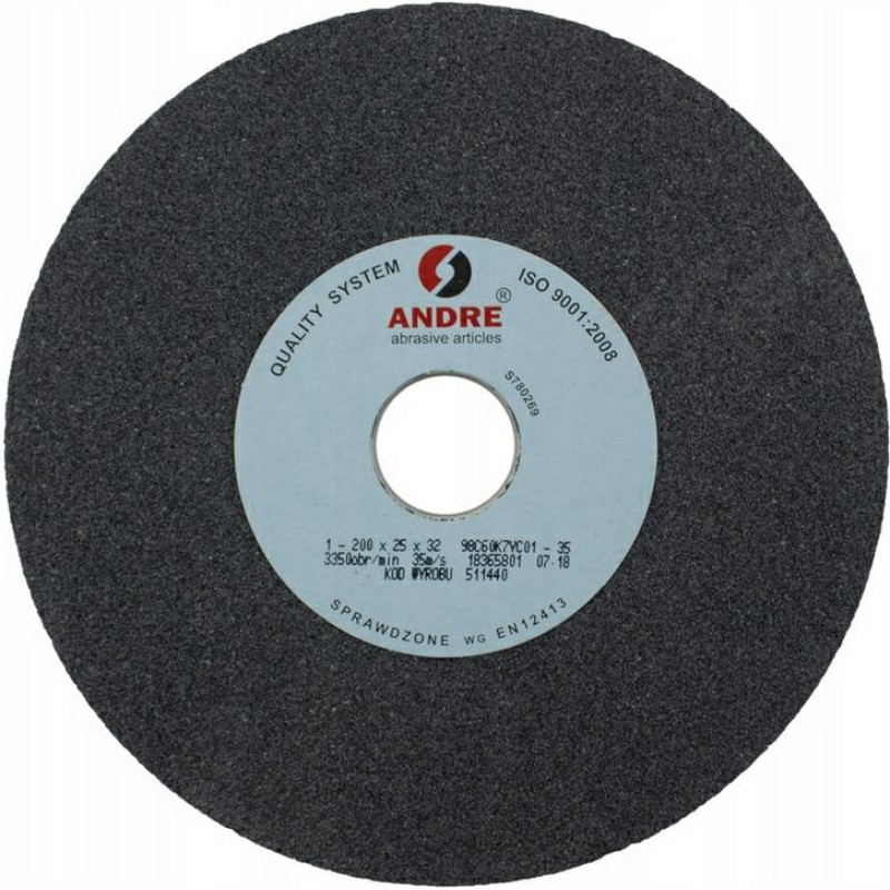 Andre ŚCIERNICA PŁASKA 200mm x 20mm x 32mm 98C60K7VC01-35 CZARNA "TYP 1"