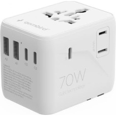 Gembird POWER ADAPTER TRAVEL 70W/WHITE TPA-2A3C70-01-W GEMBIRD