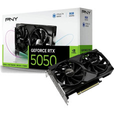 PNY Karta graficzna PNY GeForce RTX 5050 Dual Fan 8GB GDDR6 DLSS4 (VCG50508DFXPB1)