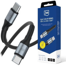 3MK Kabel 3MK Hyper Cable N-SERIES USB-C do USB-C 2m 20V/5A 100W czarny