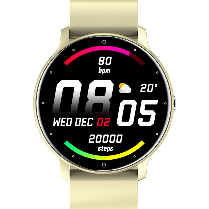 Gravity Smartwatch Gravity Asperia GT1-6 Kremowy  (18731)