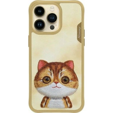Audi Nimmy case iPhone 15 Pro Max 6.7" khaki Big Eyed Pet 2.0 Cat