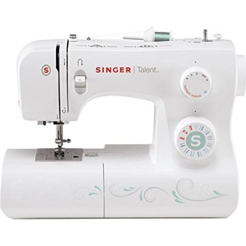Singer Talent 3321 - sewing machine - white