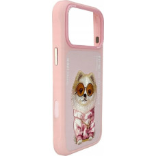 Audi Etui Nimmy Glasses Cool Dog do iPhone 17  Pro Max rozowy