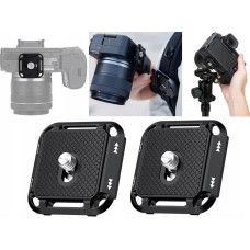 JJC 2x Płytka Szybkozłączka Uchwyt Arca Swiss 1/4" + Peak Design V3 Do Aparatu / Qr-pdk2