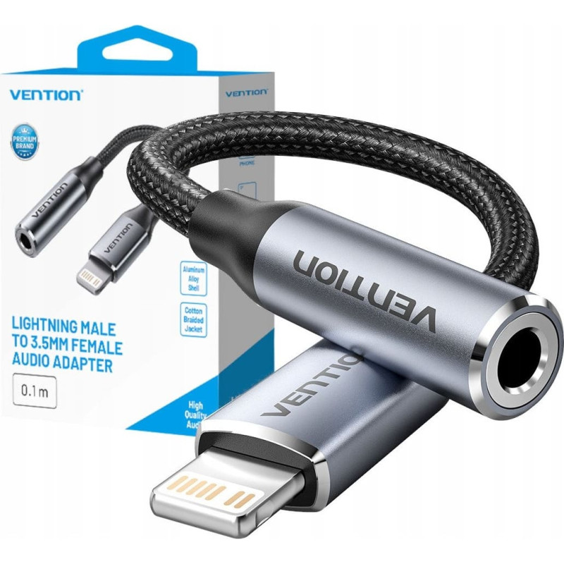 Vention ADAPTER LIGHTNING TO 3.5MM/0.1M BMBHA VENTION