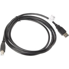 Lanberg USB cable Lanberg USB-A - USB-B 1.8 m Black (CA-USBA-10CC-0018-BK)