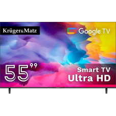 Kruger&Matz Telewizor Kruger&Matz 55" UHD Google TV 5.0 DVB-T2/T/C H.265 HEVC