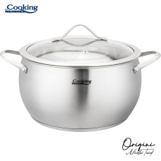 Pot stainless steel with Teflon coating 6L 24x13.5 cm HR-RW-T06, COOKING BY HEINNER