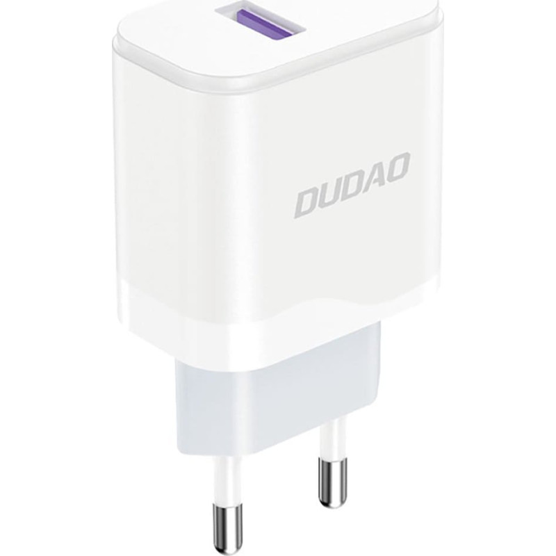 Dudao Kabel USB Dudao A20EU USB-A 18W + USB-A - micro USB White