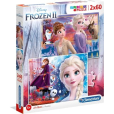 Clementoni Puzzle 2x60 elements Frozen 2