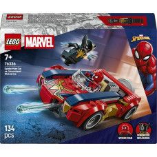 Lego Marvel Spider-Man w samochodzie kontra zvenomowany Wolverine (76336)