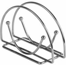 Metal napkin holder chromed steel 15x4x8cm VN-AER-0771 VANORA
