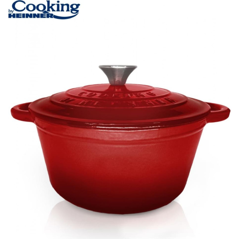 Pot enameled cast iron 4L 24x11.5cm HR-KN-SM4 HEINNER