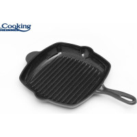 Grill pan enameled cast iron 26.5x4.5cm HR-ZVC-G26 HEINNER