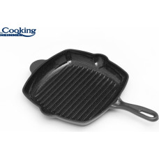 Grill pan enameled cast iron 26.5x4.5 cm HR-ZVC-G26, COOKING BY HEINNER