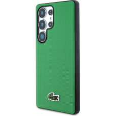 Lacoste Etui Lacoste Iconic Petit Pique Woven Logo MagSafe do Samsung Galaxy S25 Ultra zielony