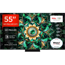TCL 55Q7C televizors 139,7 cm (55") 4K Ultra HD Viedtelevizors Wi-Fi Metālisks 2600 cd/m&sup2;