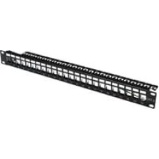 Digitus Patchp. 19 inches 24-Port 1HE modular - for Keystone Module, RAL9005