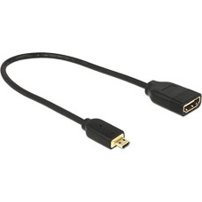 Delock micro HDMI - HDMI St-Bu 20cm 4K