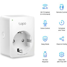 Tp-Link Tapo P100, switch socket (white, pack of 4)