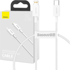 Baseus Superior Series Cable USB-C to Lightning, 20W, PD, 0,25m (white)