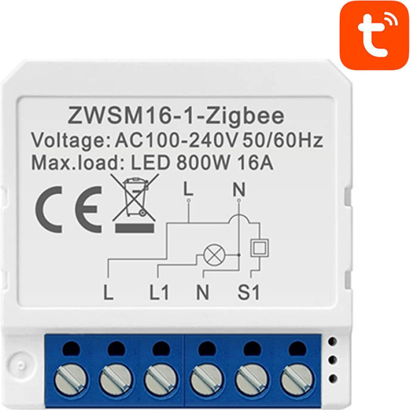 Avatto Smart Switch Module ZigBee Avatto ZWSM16-W1 TUYA