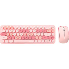 Mofii Wireless keyboard + mouse set MOFII Bean 2.4G (Pink)