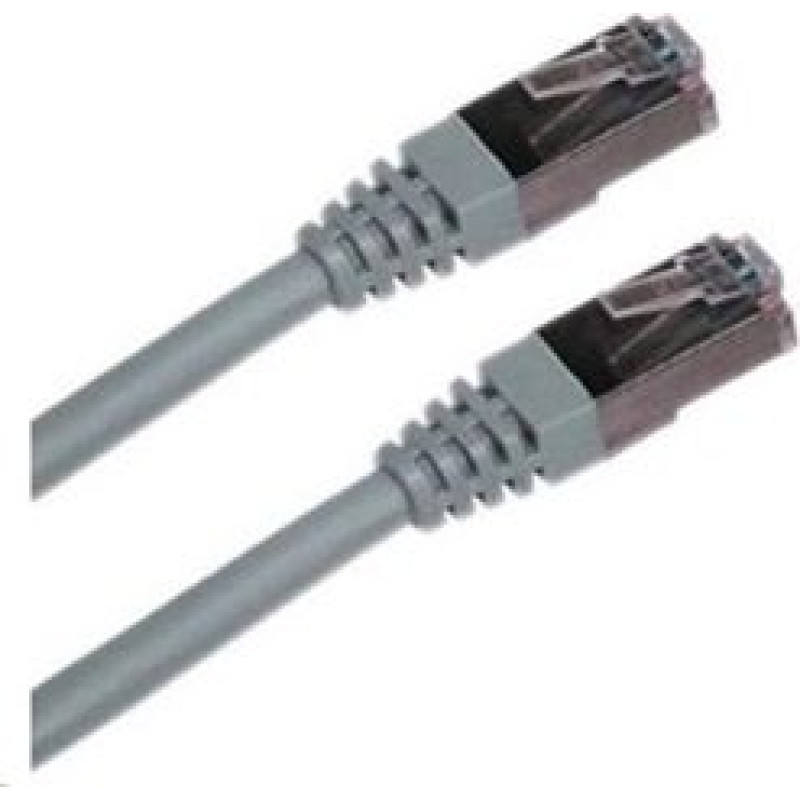 Lynx Cs Patchcord, Cat6A, S-FTP, 0.5m, Grey (PK-SFTP6A-005-GR)