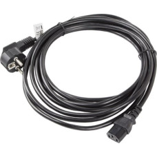 Lanberg Power cable Lanberg CEE 7/7 - IEC 320 C13, 5m, black (CA-C13C-11CC-0050-BK)
