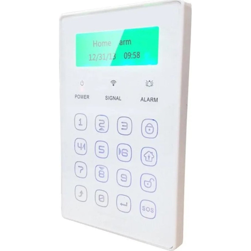 Iget iGET P13 SECURITY Extern&iacute; bezdr&aacute;tov&aacute; dotykov&aacute; kl&aacute;vesnice, LCD displej