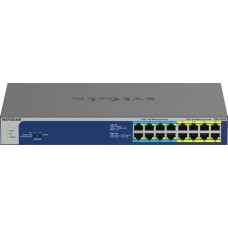 Netgear &nbsp;GS516UP Unmanaged Gigabit Ethernet (10/100/1000) Grey Power over Ethernet (PoE), Switch