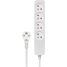 Savio Power strip Savio overvoltage 4 sockets 3 m white (SAVLZ-08)